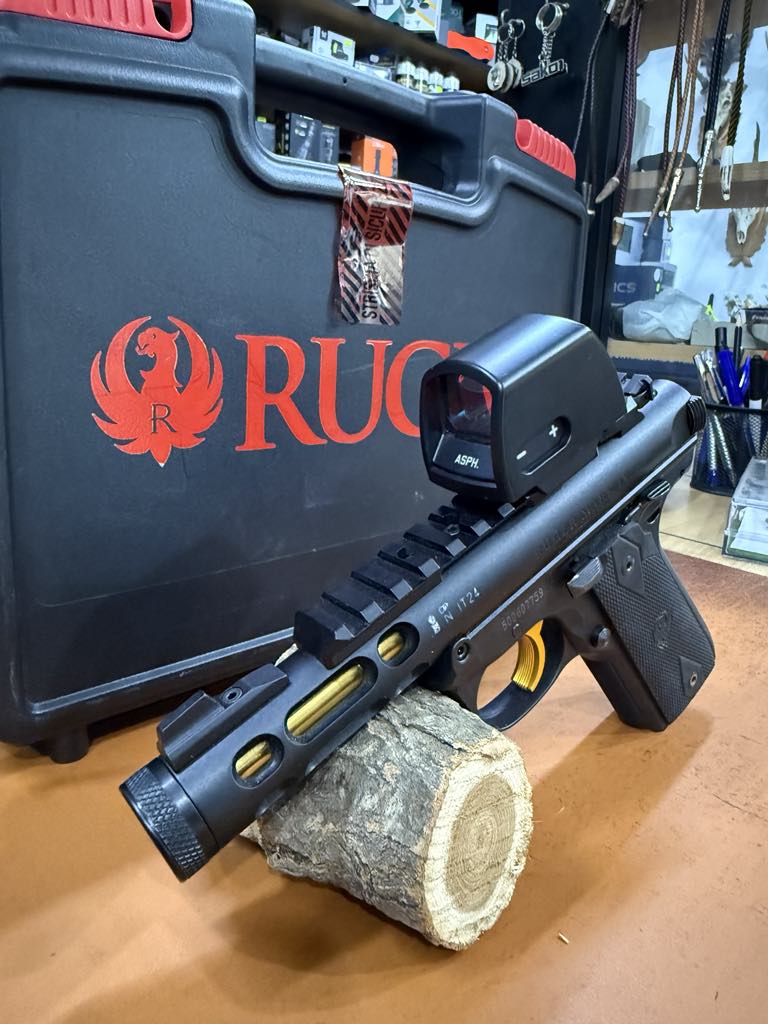 Pistol Ruger MKIV  22-45Lite calibru.22LR+Red Dot Leica