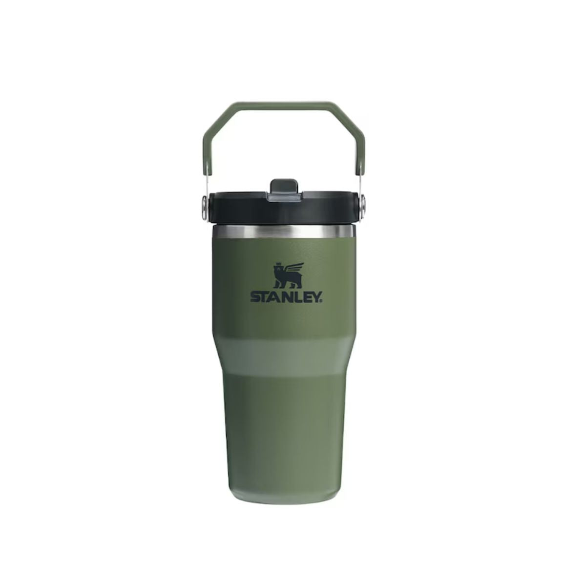Pahar Stanley Termoizolant IceFlow Flip Straw Kaki